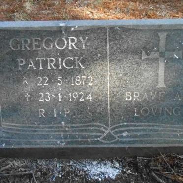 PATRICK Gregory 1872-1924