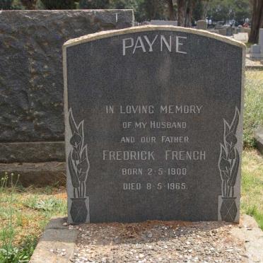PAYNE Frederick French 1900-1965