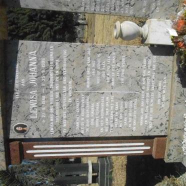 PARKIN Lewisa Johanna 1940-1996