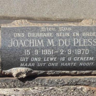 PLESSIS Joachim M., du 1951-1970