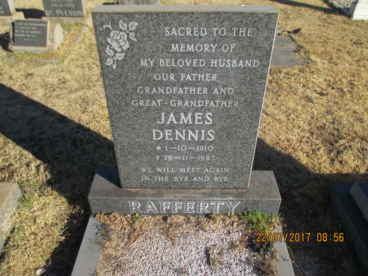 RAFFERTY James Denis 1910-1983