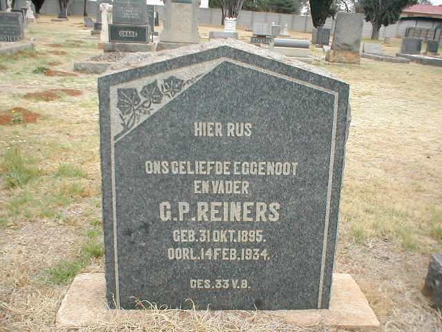 REINERS G.P. 1895-1934