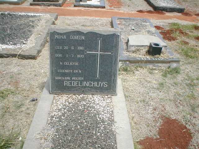 REDELINGHUYS Mona Doreen 1916-1970