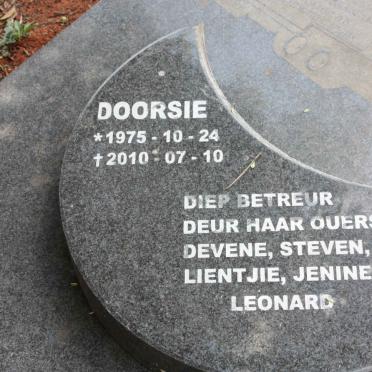 RENSBURG Stephanus Johannes Jacobus, Jansen van 1974-1999 :: ? Doorsie 1975-2010