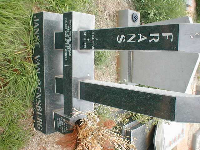 RENSBURG Frans, Janse van 1950-1993