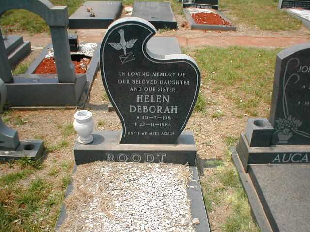ROODT Helen Deborah 1961-1984