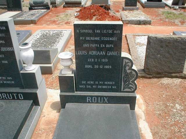 ROUX Louis Adriaan Daniel 1919-1969