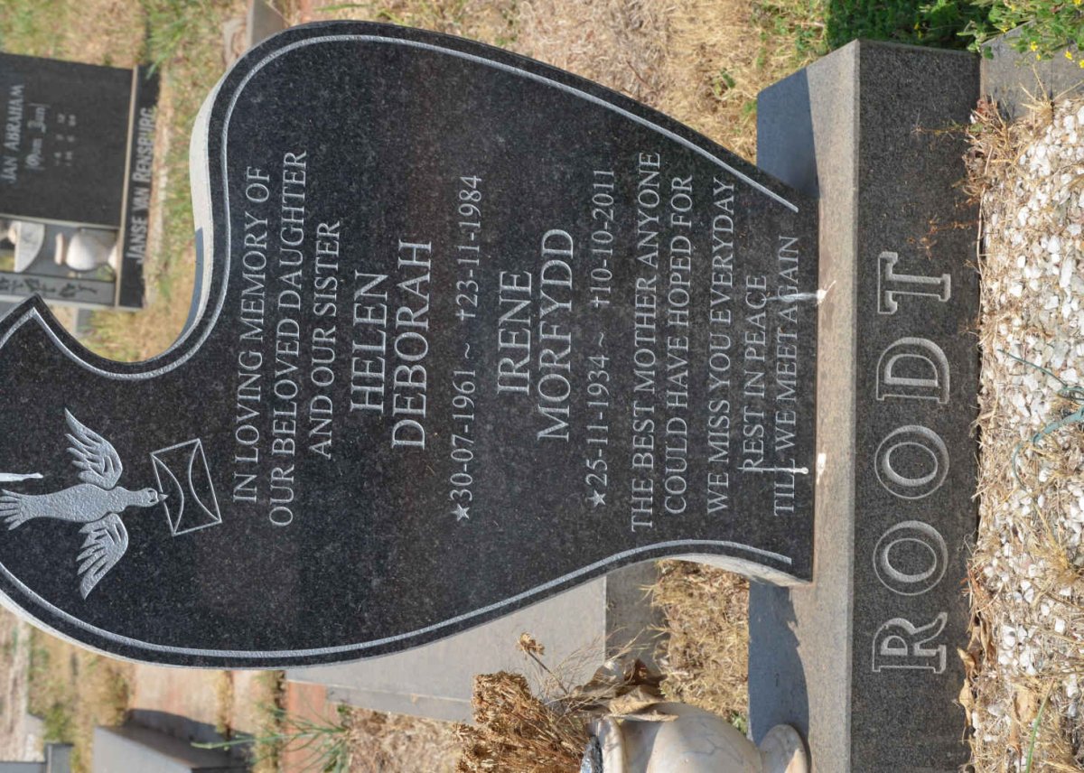 ROODT Irene Morfydd 1934-2011 :: ROODT Helen Deborah 1961-1984