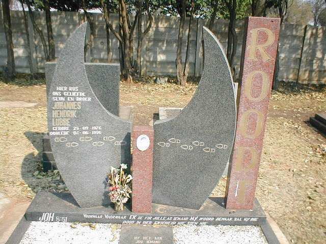 ROODT Johannes Hendrik Lubbe 1976-1996