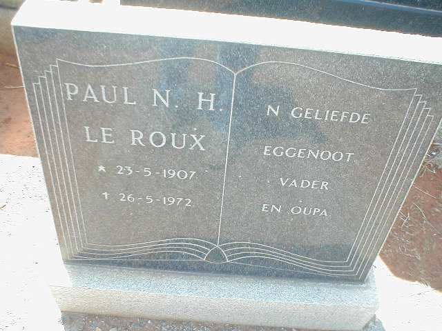 ROUX Paul N.H., le 1907-1972