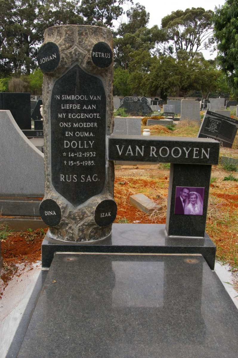 ROOYEN  Dolly, van 1932-1985