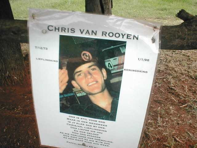 ROOYEN Chris, van 1973-1996