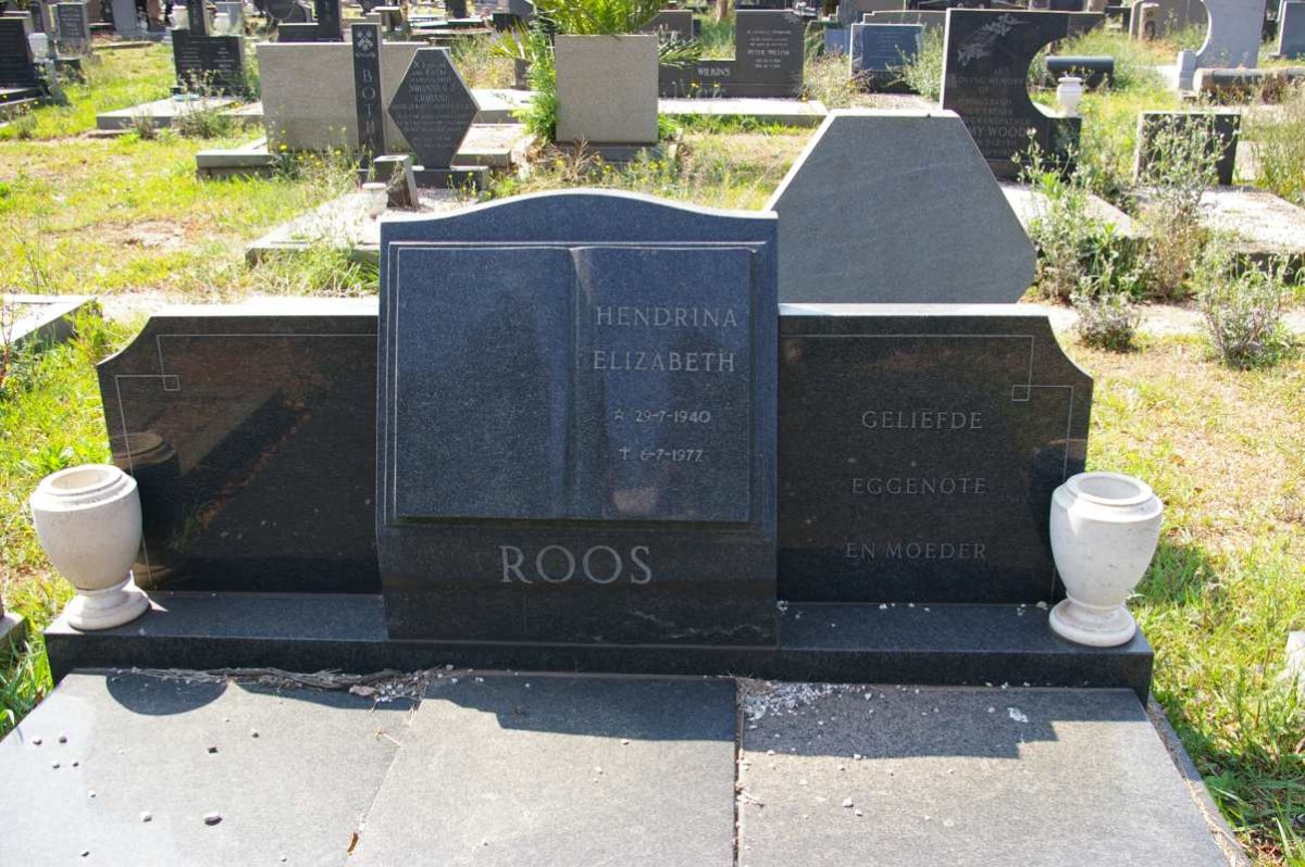 ROOS Hendrina Elizabeth 1940-1977