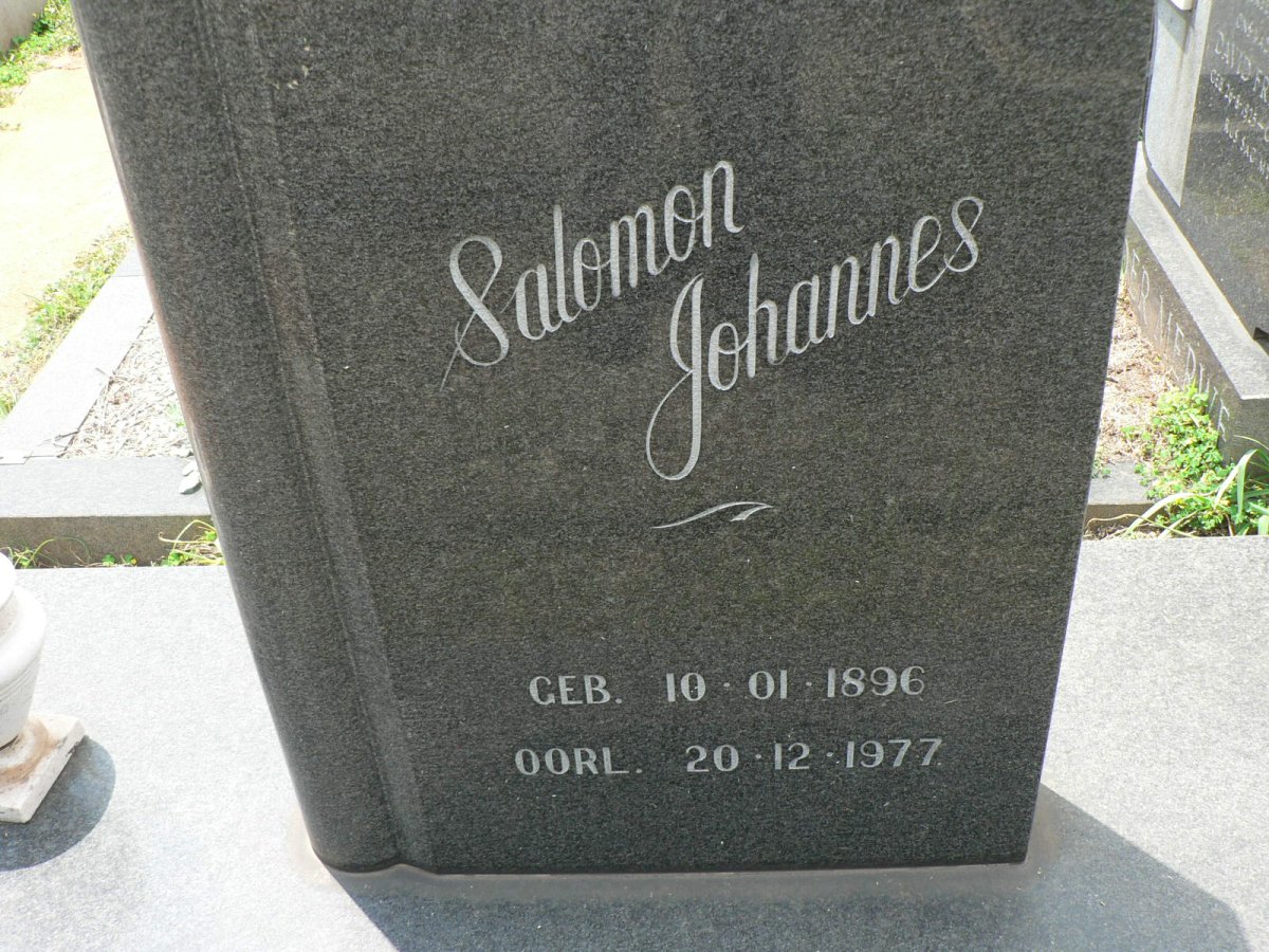 SCHEEPERS Solomon Johannes 1896-1977 &amp; Heiletjie Maria Margaretha ROOS 1904-1973
