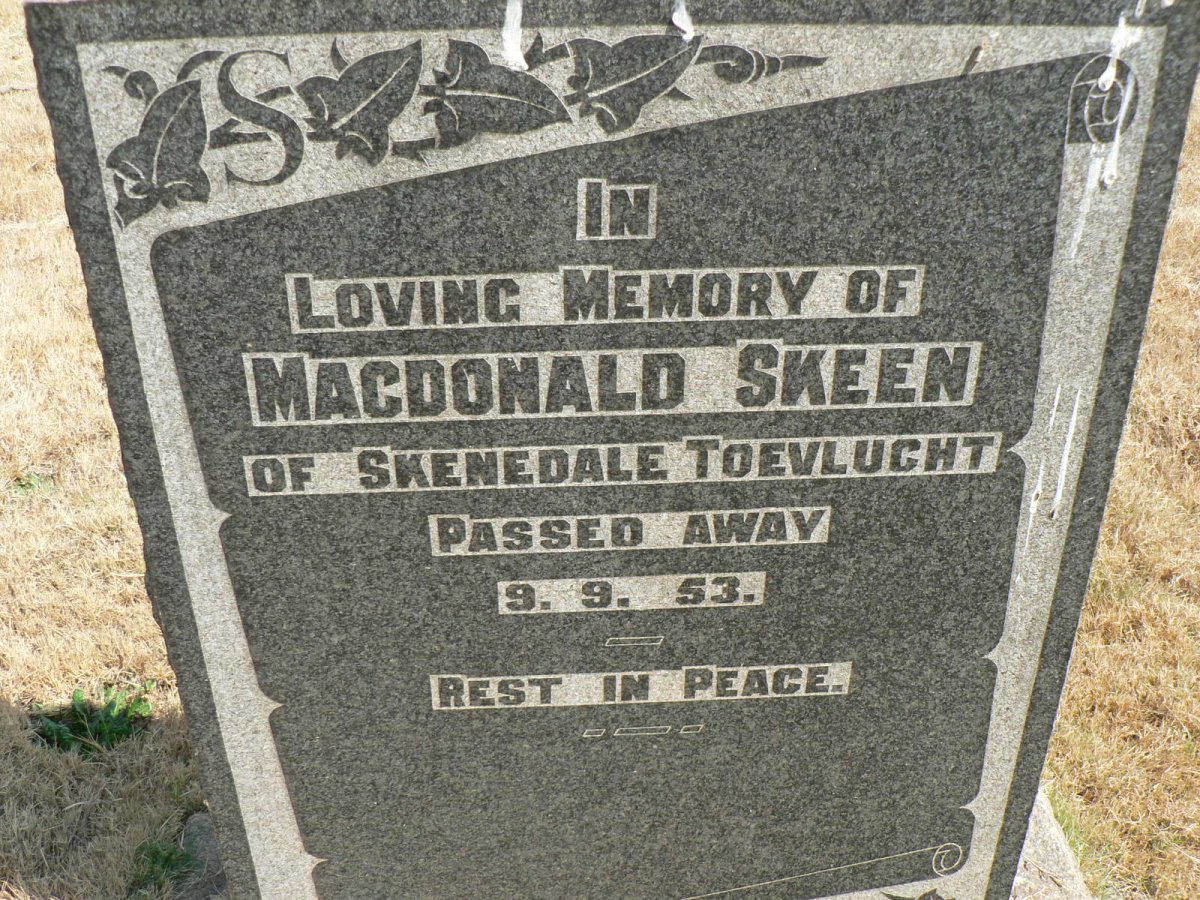 SKEEN Macdonald -1953