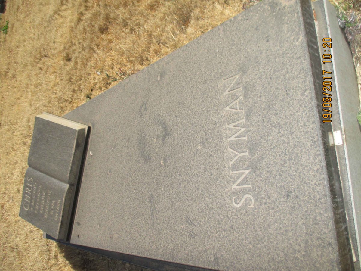 SNYMAN Chris 1930-1990