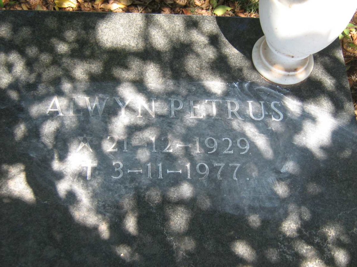 SMITH Alwyn Petrus 1929-1977