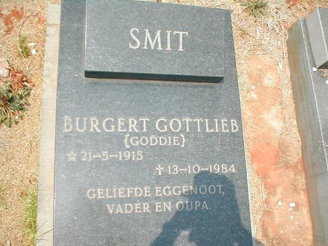 SMIT Burgert Gottlieb 1915-1984