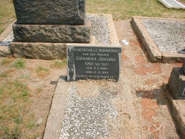 SMIT Catharina Johanna nee DU TOIT 1888-1945