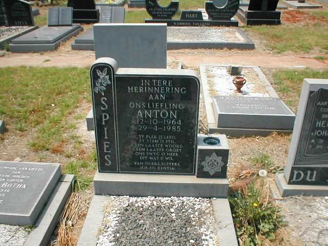 SPIES  Anton 1964-1985