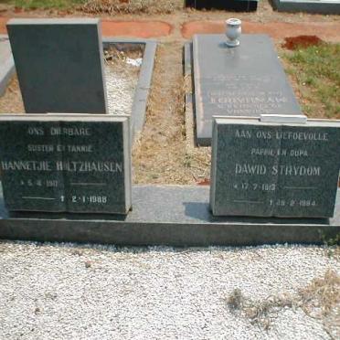 STRYDOM Dawid 1913-1984 :: HOLTZHAUSEN Hannetjie 1911-1988