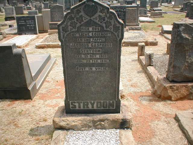 STRYDOM Jacobus Casparus 1909-1941