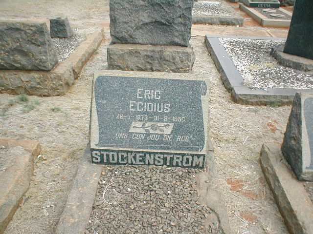 STOCKENSTRÖM Eric Egidius 1873-1950