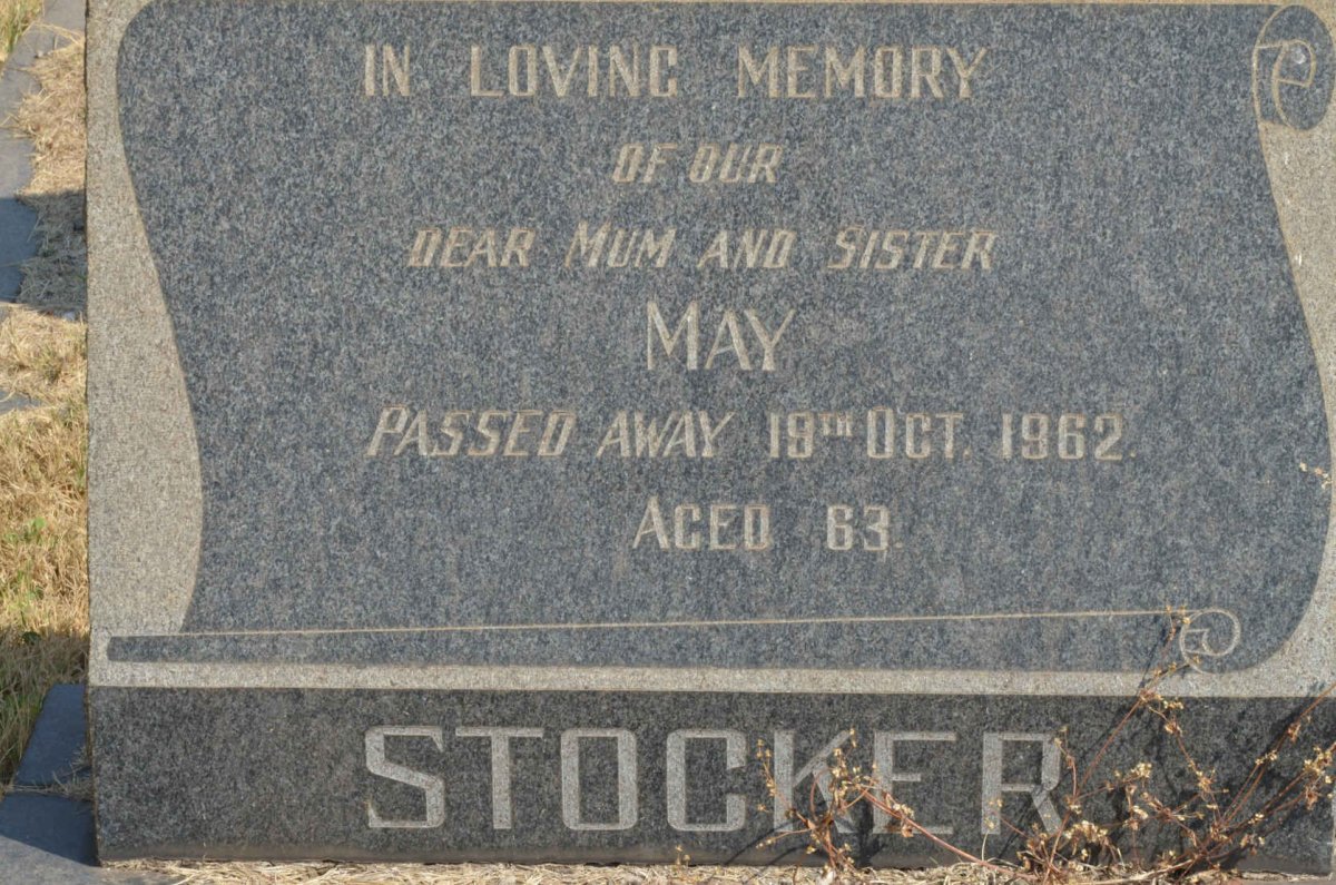 STOCKER May -1962