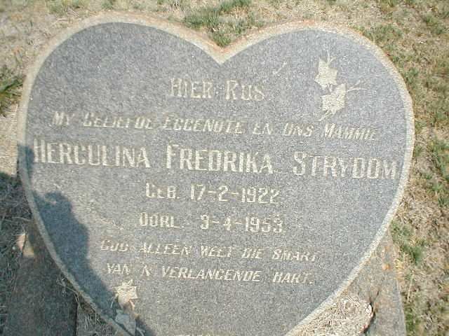STRYDOM Herculina Fredrika 1922-1953