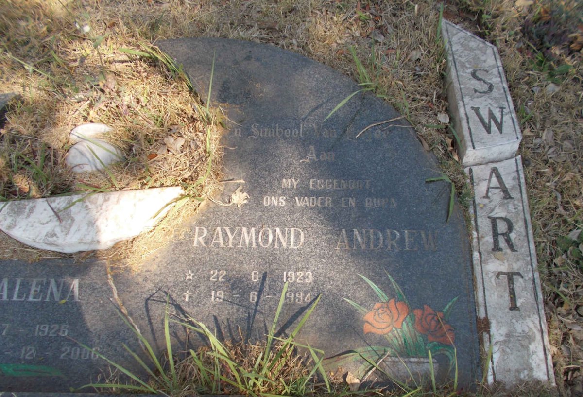 SWART Raymond Andrew 1923-1994 &amp; Martha Magdalena 1926-2006