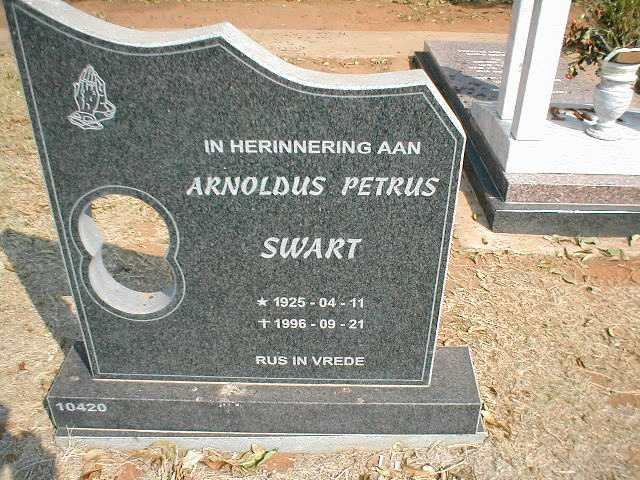 SWART Arnoldus Petrus 1925-1996