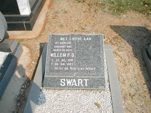 SWART Willem F. O. 1913-1997