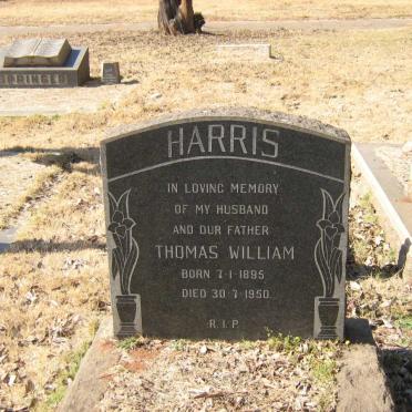 HARRIS Thomas William 1895-1950