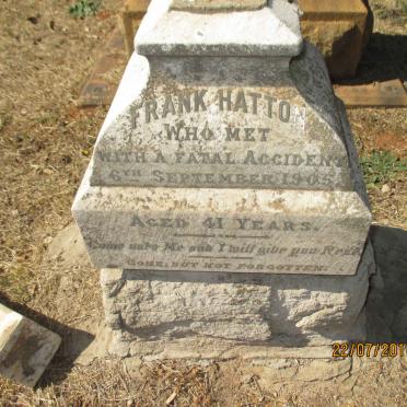 HATTO Frank -1905