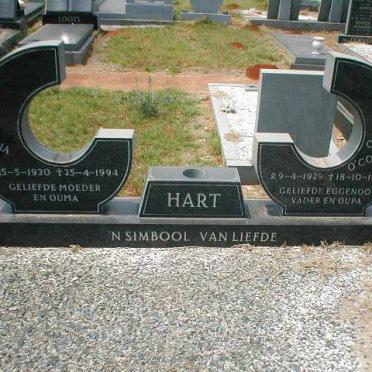 HART Oliver O'Connor 1929-1984 &amp; Rina 1930-1994