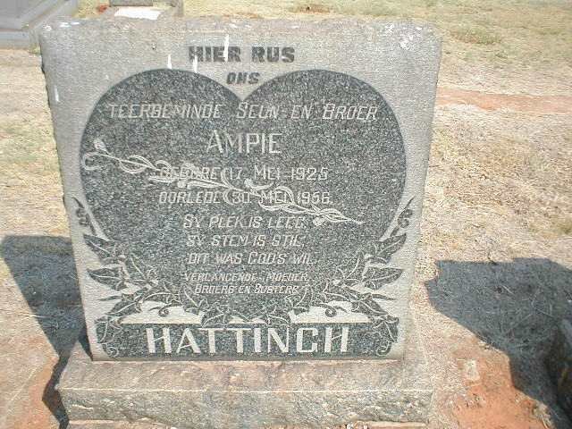 HATTINGH Ampie 1925-1956