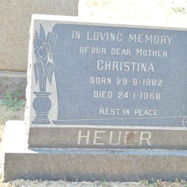 HEUER Christina 1882-1968