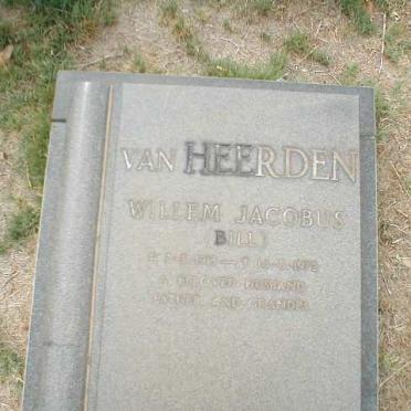HEERDEN Willem Jacobus, van 1913-1972
