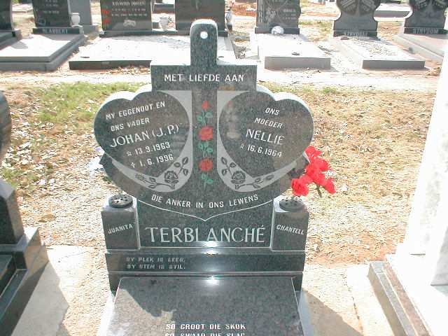 TERBLANCHÉ J.P 1963-1996 &amp; Nellie 1964-