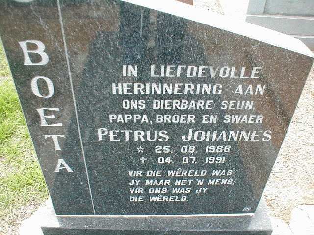 ? Petrus Johannes 1968-1991