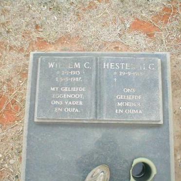 ? Willem C. 1913-1987 &amp; Hester N.C. 1918-
