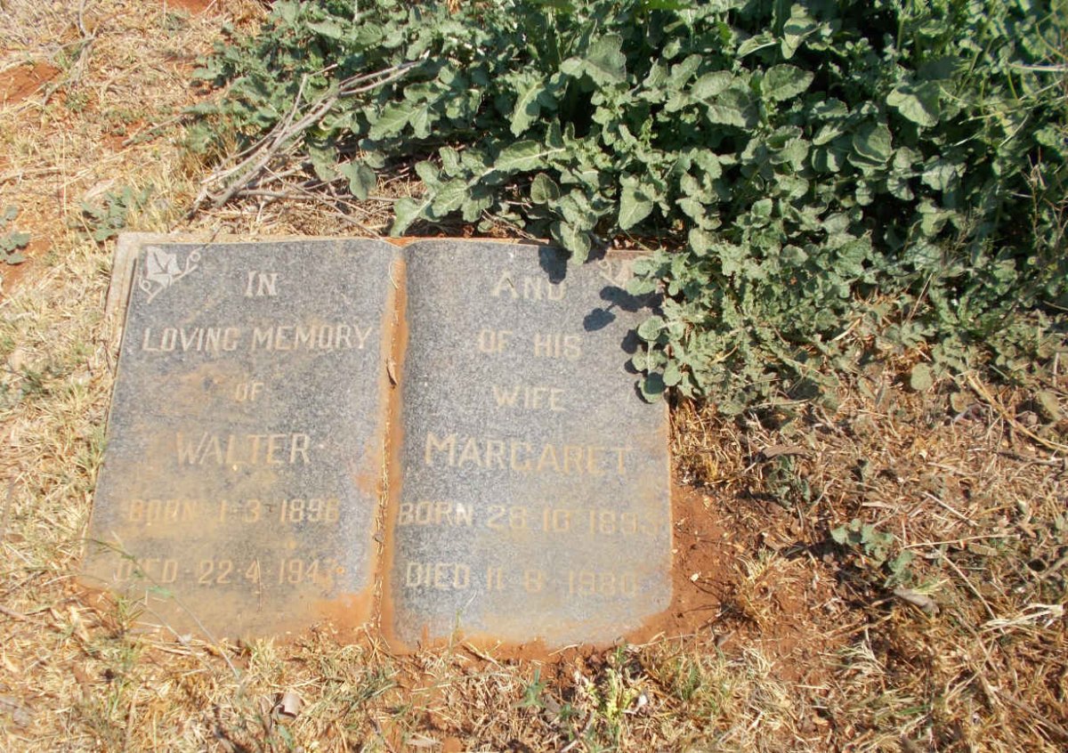 ? Walter 1896-1947 &amp; Margaret 189?-1980
