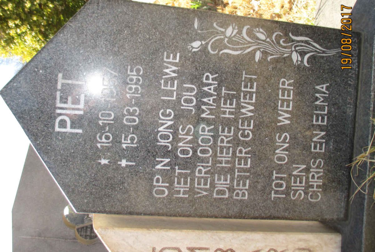 ? Piet 1957-1995