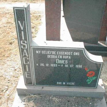 VISAGIE Dries 1933-1996