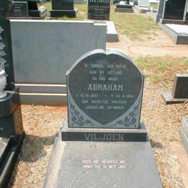 VILJOEN Abraham 1947-1984