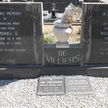 VILLIERS Wouter P., de 1903-1964 &amp; Muriel C. 1911-1988