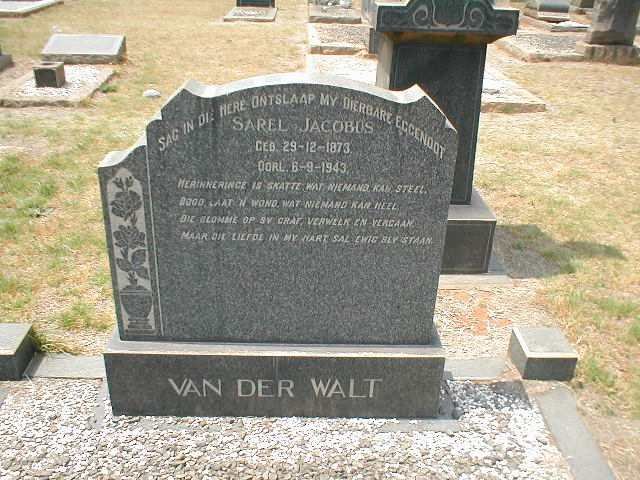 WALT Sarel Jacobus, van der 1873-1943