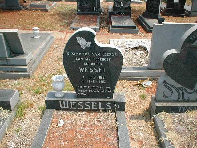 WESSELS Wessel 1921-1985