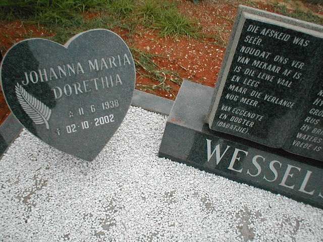 WESSELS Johanna Maria Dorethia 1938-2002