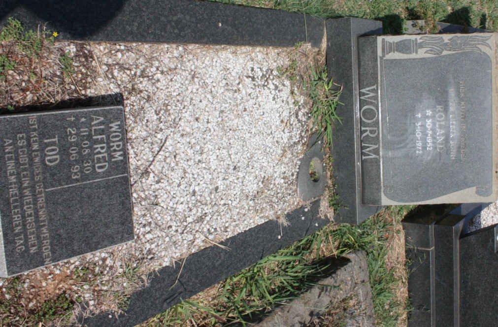 WORM Alfred 1930-1993 :: WORM Roland 1952-1972